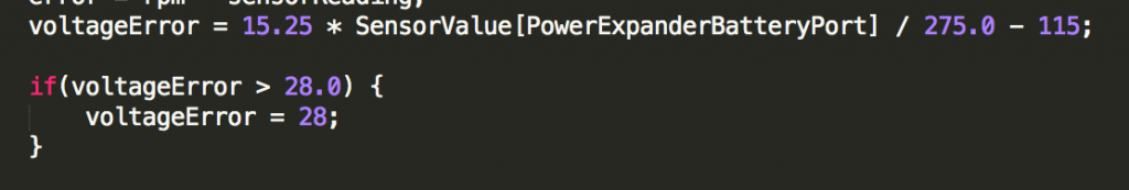 Battery Voltage Function