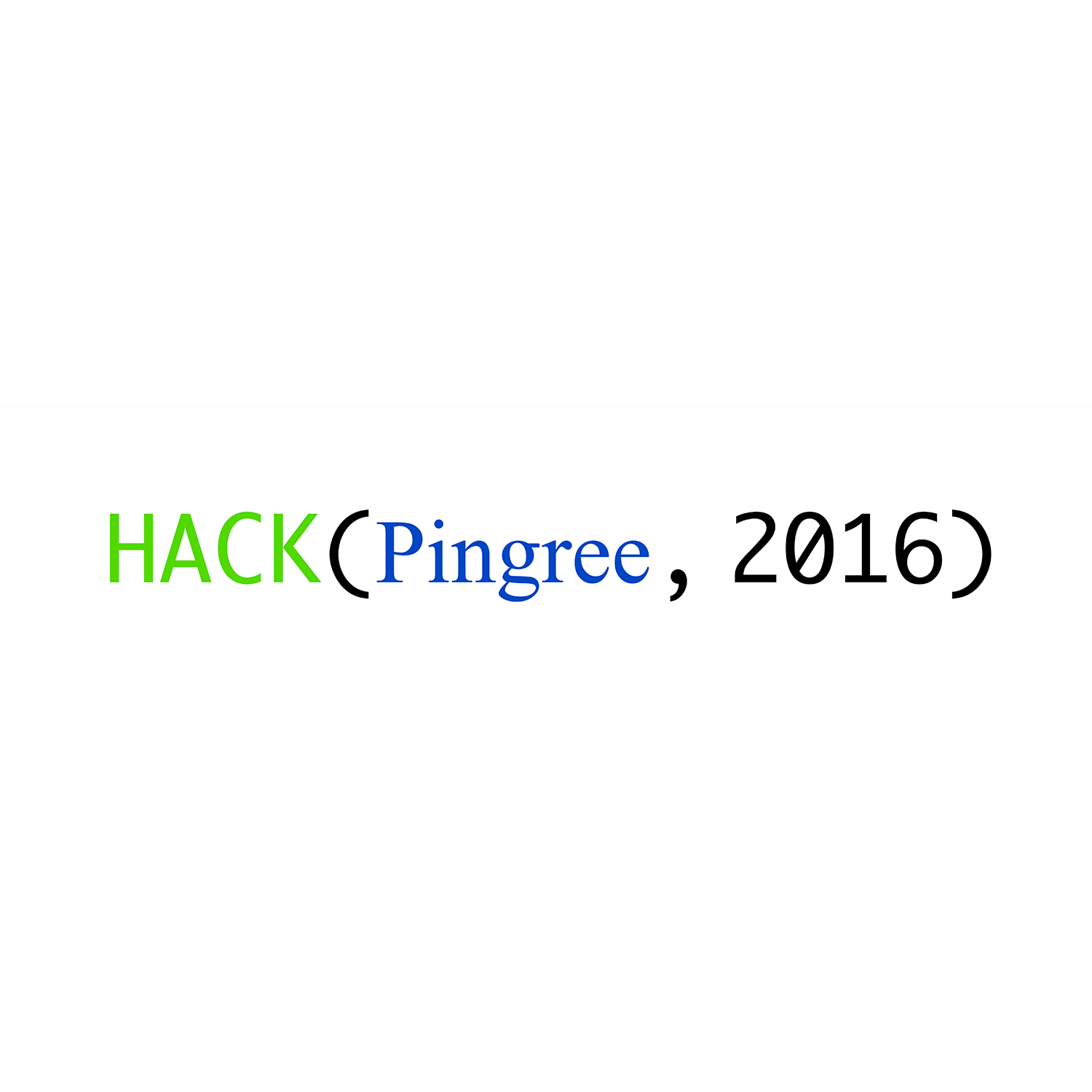 Pingree Hackers